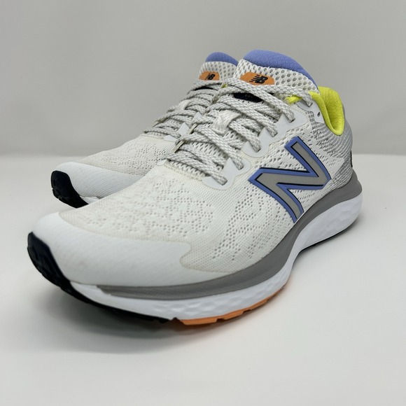 New Balance 680 Running Shoes Sneakers Women's Size 8 B White Athletic W680CH7 - Picture 1 of 12
